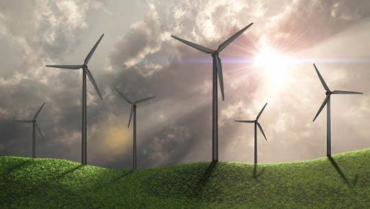 wind power is growing as wind power generators are becoming more efficient