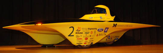 michigan solar car 2009 Infinium